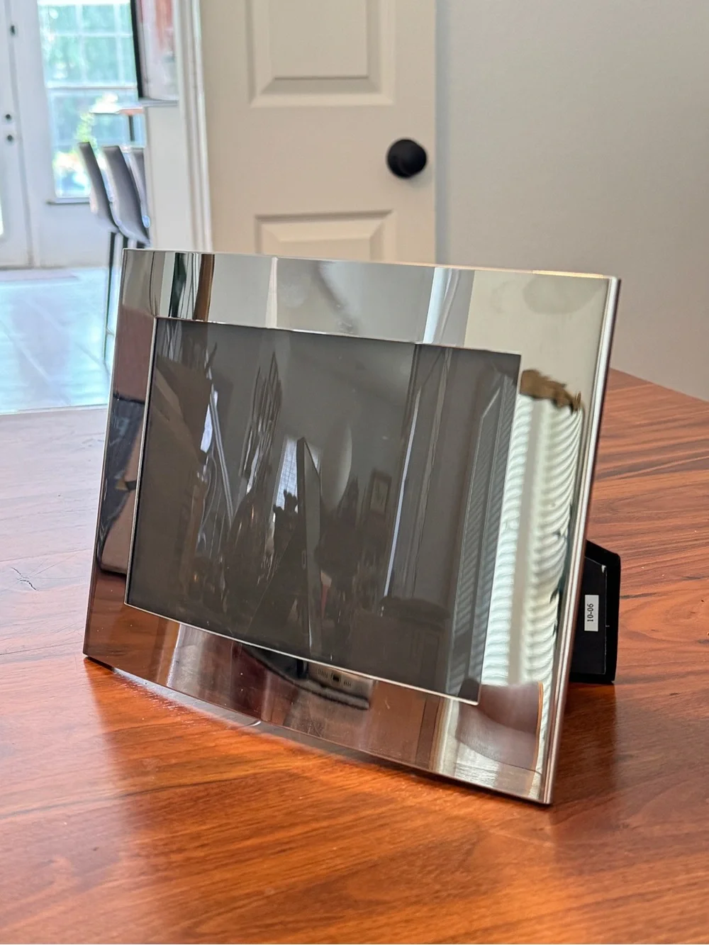 MCM Curved Photo-frame, Polished Stainless Steel